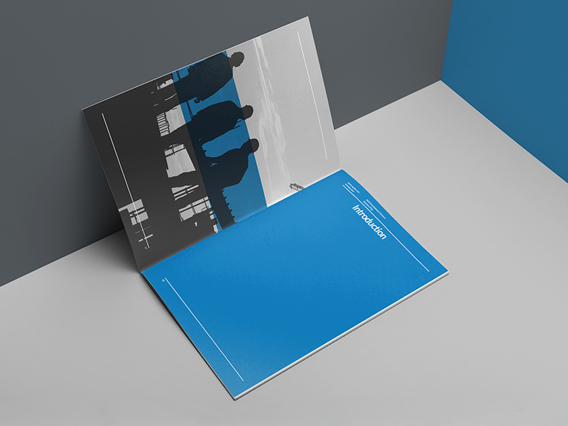NGR | Branding/Identity modern clean business presentation booklet brochure editorial estate real corporate identity branding