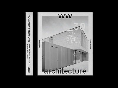 wwarch | Book Cover architecture art direction black and white book book cover design editorial layout minimal print publication type typography