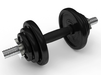 Dumbbell 3d dumbbell weights