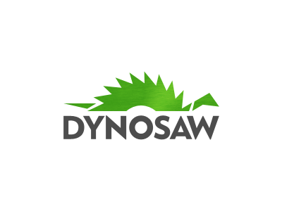 Dynosaw blade dinosaur dynosaw green logo saw sharp