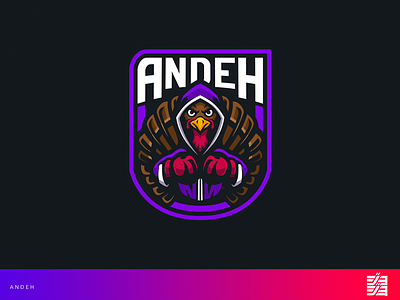 Andeh branding esports gaming logo illustration logo design logotype sport logo turkey vector