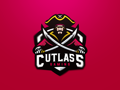 Cutlass Gaming branding cutlass esports gaming logo logotype pirate sport sports