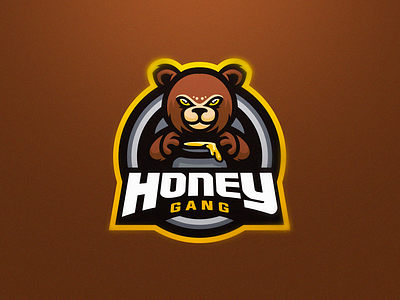 Honey Gang esports gaming logo logo design sport logo