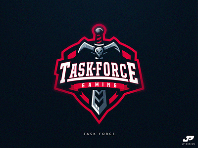 Task Force esports gaming gaming logo logo logo design logotype skull sport logo sword