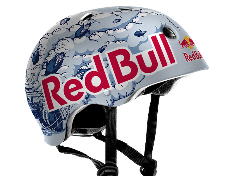 ski red bull helmet