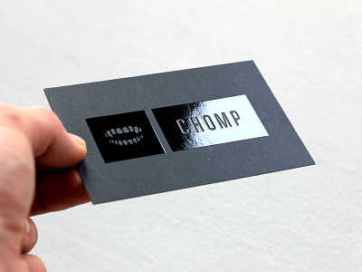 Chomp Card brand chomp printing uv