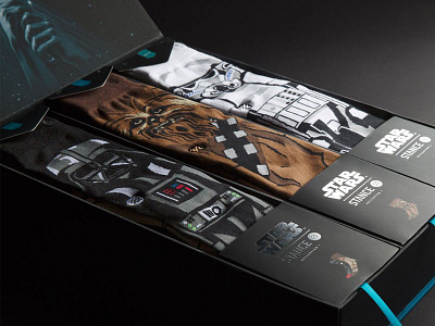 Star Wars X Stance darth fashion illustration socks starwars storm trooper vader wookiee