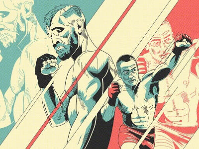 Sb Nation book comic conor fight illustration mcgregor sports stripe ufc