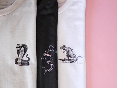 Lachomp Tees chomp icon illustration lips rat sashimi shark skateboarding snake