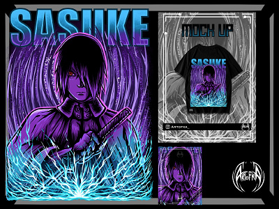 SASUKE akatsuki anime animeedit animes boruto branding cosplay design illustration illustrator itachi kakashi logo naruto sasuke tee tshirt uchiha