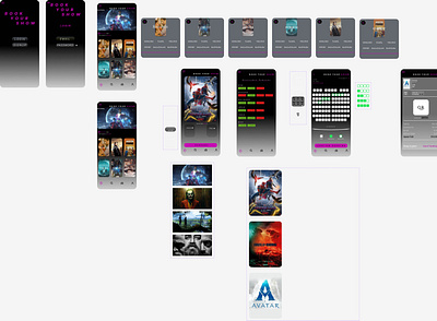 Movie Booking app design ui ux