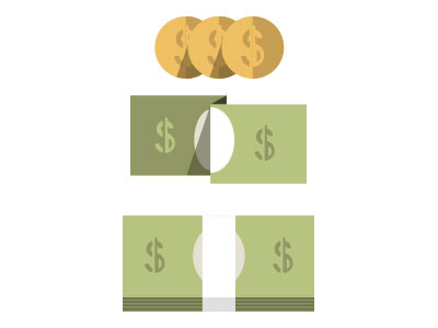 Money Study icons illustrations
