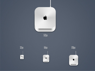 Icons set - Mac Mini