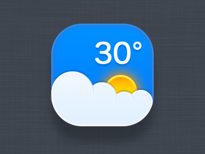 Weather icon weather