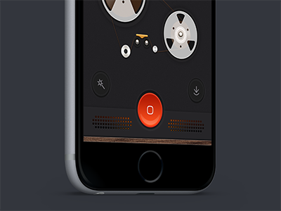 Record App bell interface music record ue ui ux