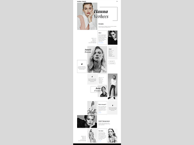 Modeling Portfolio Website