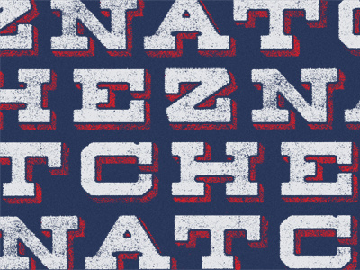 Natchez serif texture type typography
