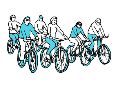 Wildsam / Medium.com bicycle biking detroit illustration
