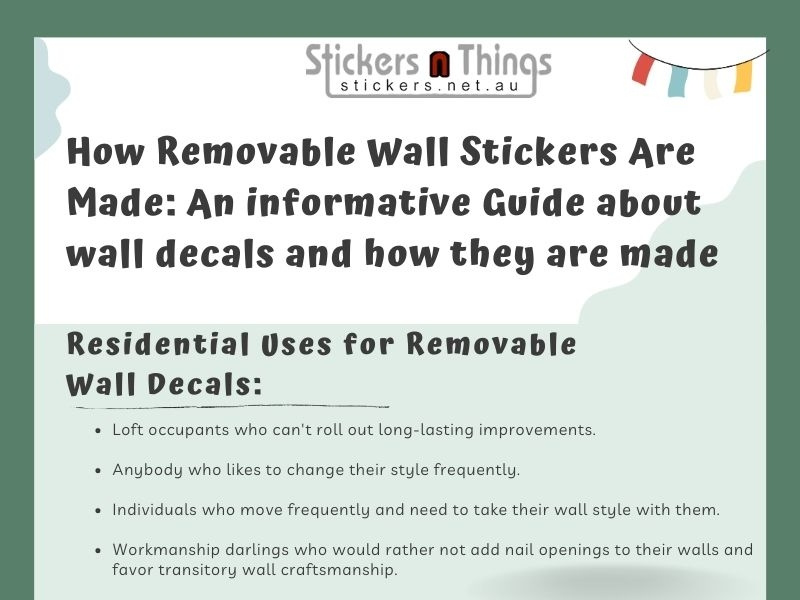 How Removable Wall Stickers Are Made by stickers nthings on Dribbble