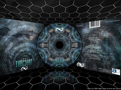 "Timesurf" album branding graphic design product design