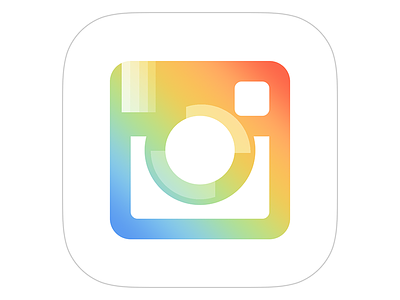 Revisiting my Instagram Icon Concept boomerang hyperlapse icon instagram layout