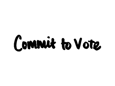 Commit to Vote political type