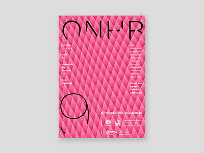 Rejected ONHB poster #8 abstract geometric poster print rejected