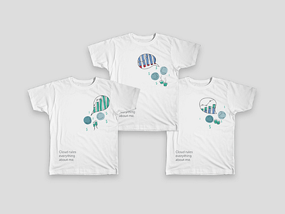 T-shirts for the SaaSFest 2015 project branding illustration tshirt