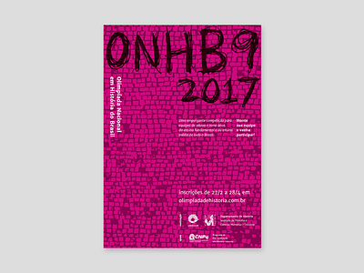 Poster for the 9th ONHB a4 geometric graffiti onhb poster print wall