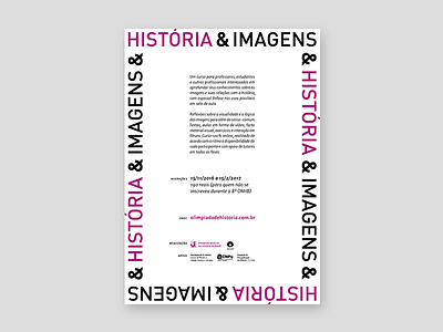 Poster for the 4º Curso de Formação de Professores brazil din onhb poster print typographic