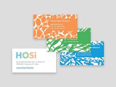 Business cards for HOSi