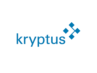 Logo for Kryptus branding brazil cryptography geometric logo