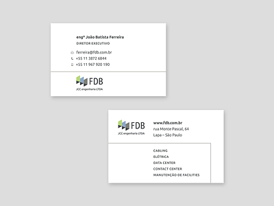 Business cards for FDB