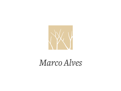 Logo for Marco Alves, fine art photographer branding cerrado minas gerais photographer