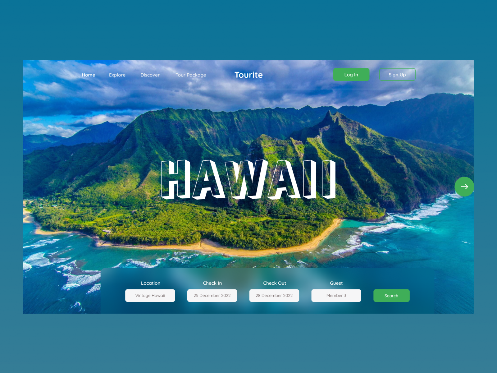 Travel Header Hero Design by Mr Alam on Dribbble