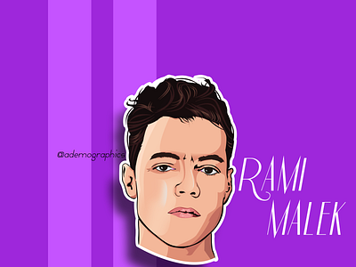 Elliot Alderson - Rami Malek art cartoon cartoonart graphic design hacker hollywood illustration logo mrrobot rami ramimalek vector