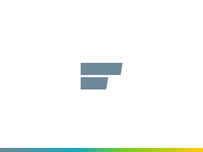 Flux Logo branding colors corporate flow fresh gradient identity mark minimal rainbow sharp symbol
