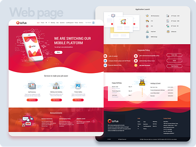 Webpage UI Design