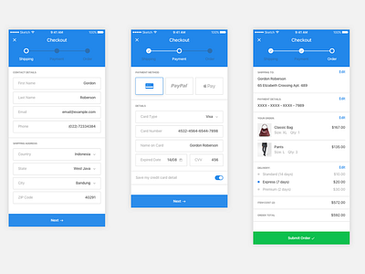 Mobile Checkout Process