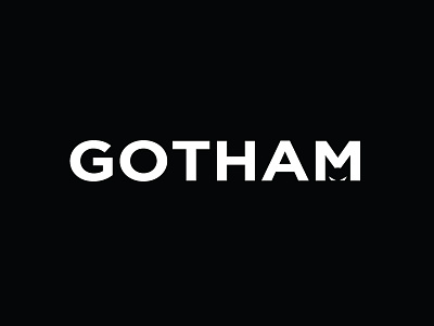 Gotham Font Meets Gotham batman city creative fun gotham playful pun typography
