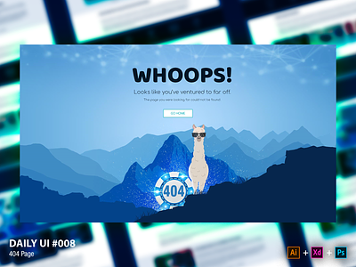 404.Jpg 404 404 page dailyui dailyuichallange design illustration logo ui ux web website xddailychallenge