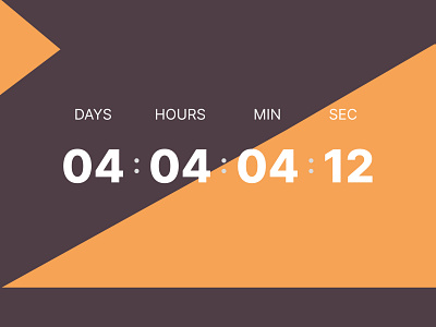 DailyUI #014 Countdown Timer