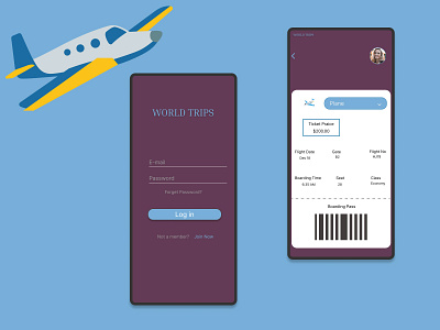 #DailyUI024 Boarding Pass branding dailyui design figma graphic design illustration logo ui ux vector web webdesigne webdisigner