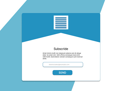 #Dailyui026 Subscribe