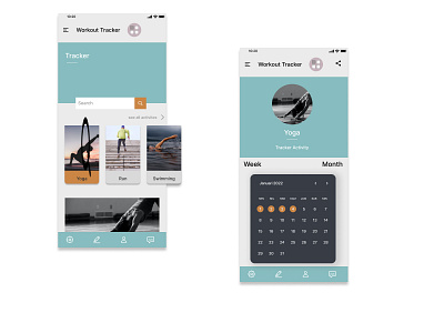 #DailyUI041 Workout Tracker branding dailyui design figma graphic design illustration landing page logo ui ux vector web web desidn web designer workout tracker workout tracker ui workout tracker ui design