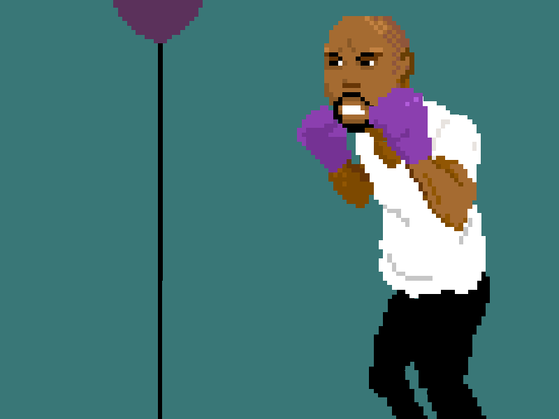 Floyd "Money" Mayweather training animation boxing floydmayweather pixelart