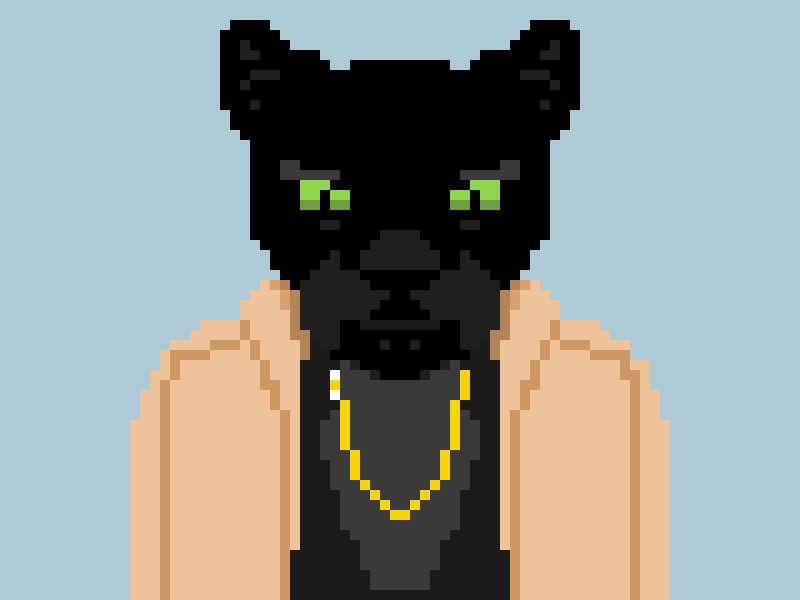 Jaguar bouncer bouncer jaguar pixel art