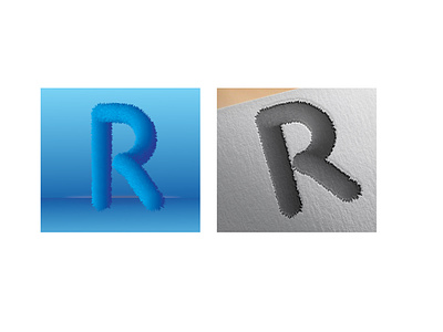 r logo design graphic design illustration logo social media post