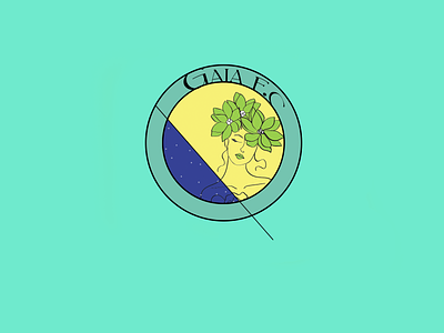 Gaia F.C design graphic design logo