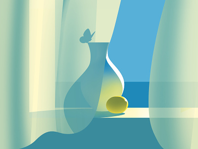 Sunny 🌞🍋 art design illustration lemon light vector
